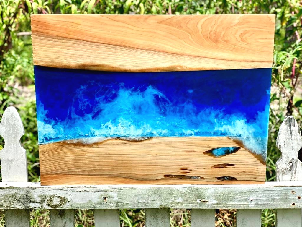 Картина из дерева и смолы - фото 2