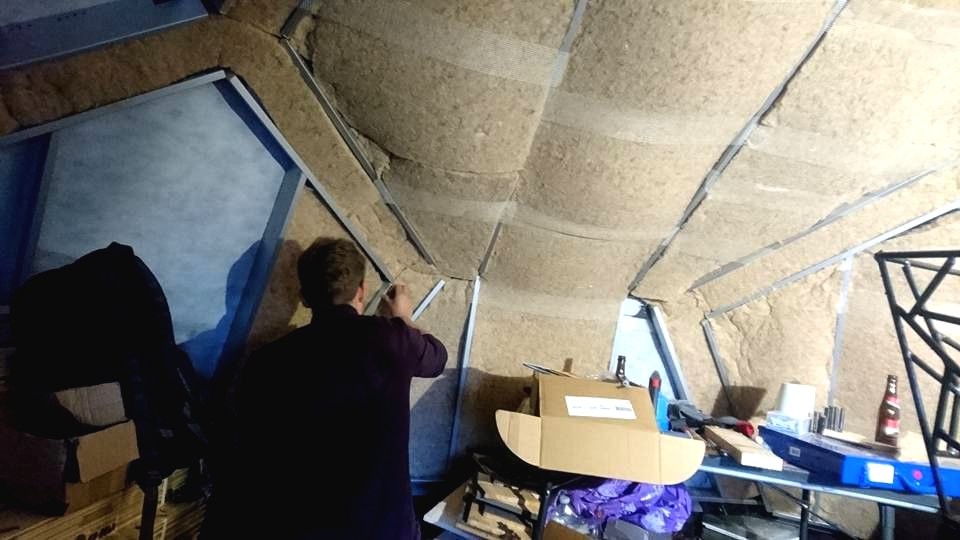 Сауна в форме геодезического купола - фото 34