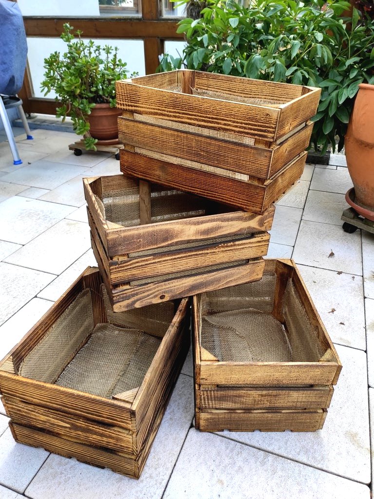 Мобильный вертикальный сад из ящиков - фото 7