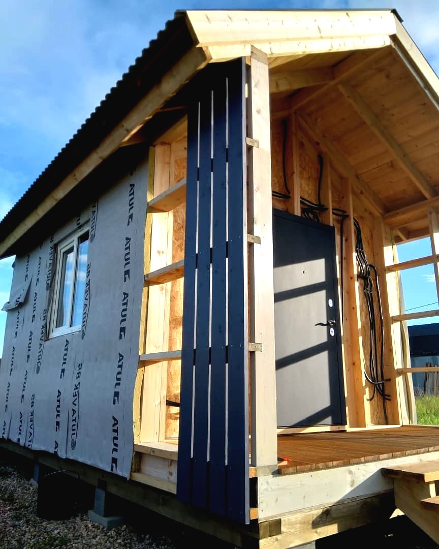 Мини дом своими руками из дерева - фото 16