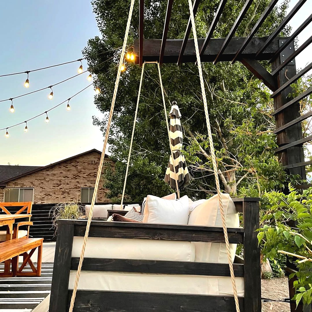 Качели своими руками: создаем уютный уголок на даче - фото 7