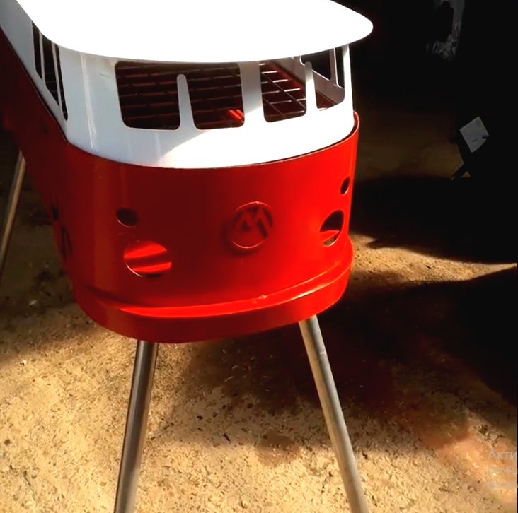 Нереальный металлический мангал - фото 2