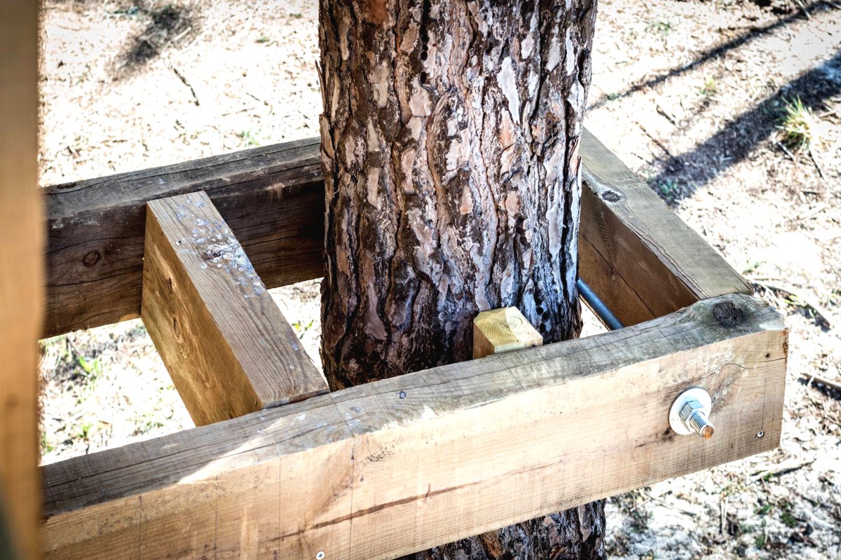 Домик на дереве своими руками - фото 22