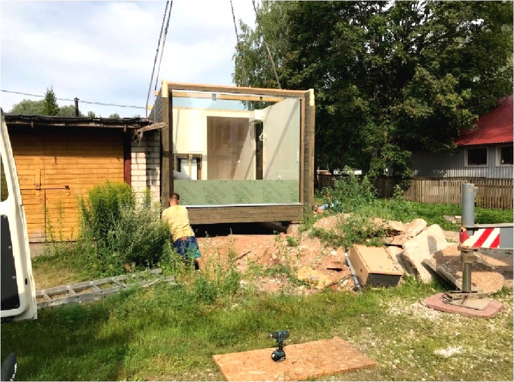 Модульный дом 6х3 вместо гаража - фото 13