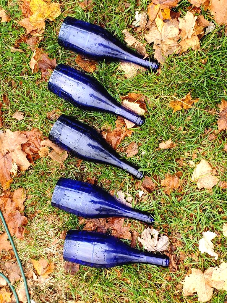 Лампа из винных бутылок - фото 6