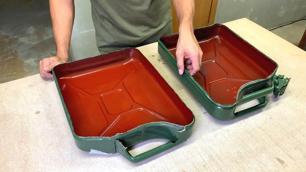 Чемодан из канистры своими руками - фото 4