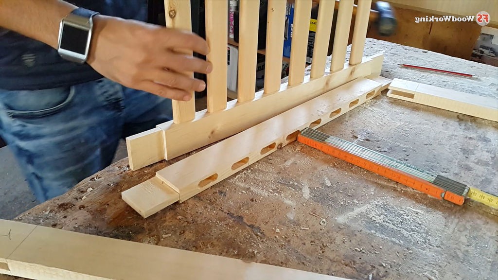 Деревянное кресло-качалка - фото 14