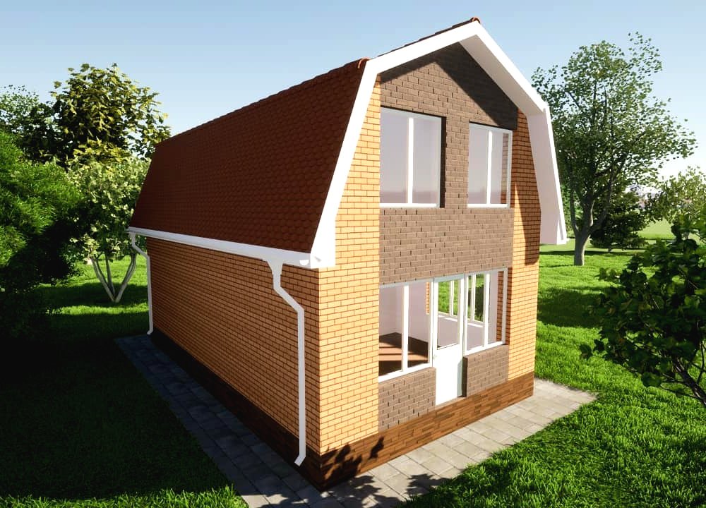 Проект двухэтажного дома 6х10 - фото 2