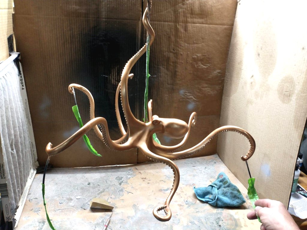 Оригинальная потолочная лампа - фото 42