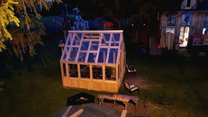 Теплица из кедрового дерева 4*4 метра - фото 13