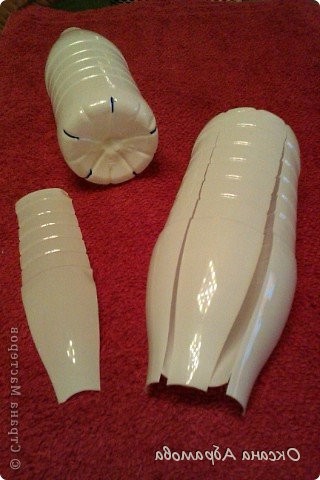 Голубь из пластиковых бутылок - фото 8