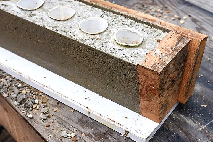 Цветочный горшок из бетона - фото 9