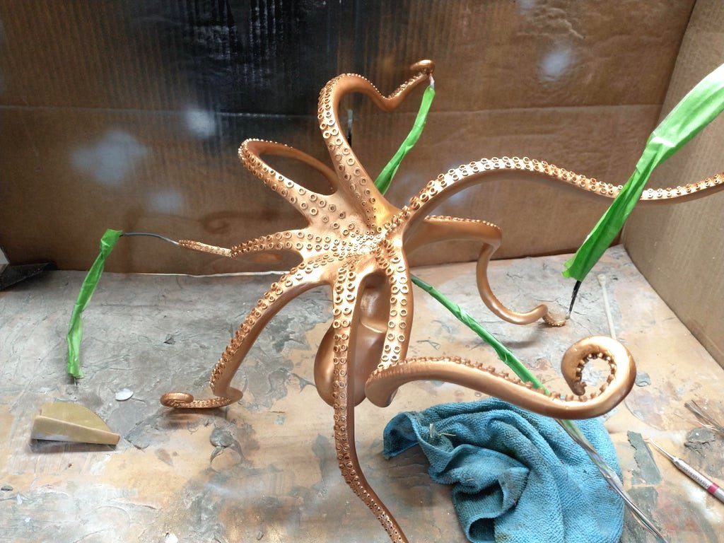 Оригинальная потолочная лампа - фото 44