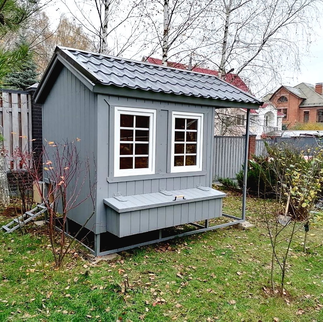 Небольшой утепленный курятник до 10 кур - фото 10