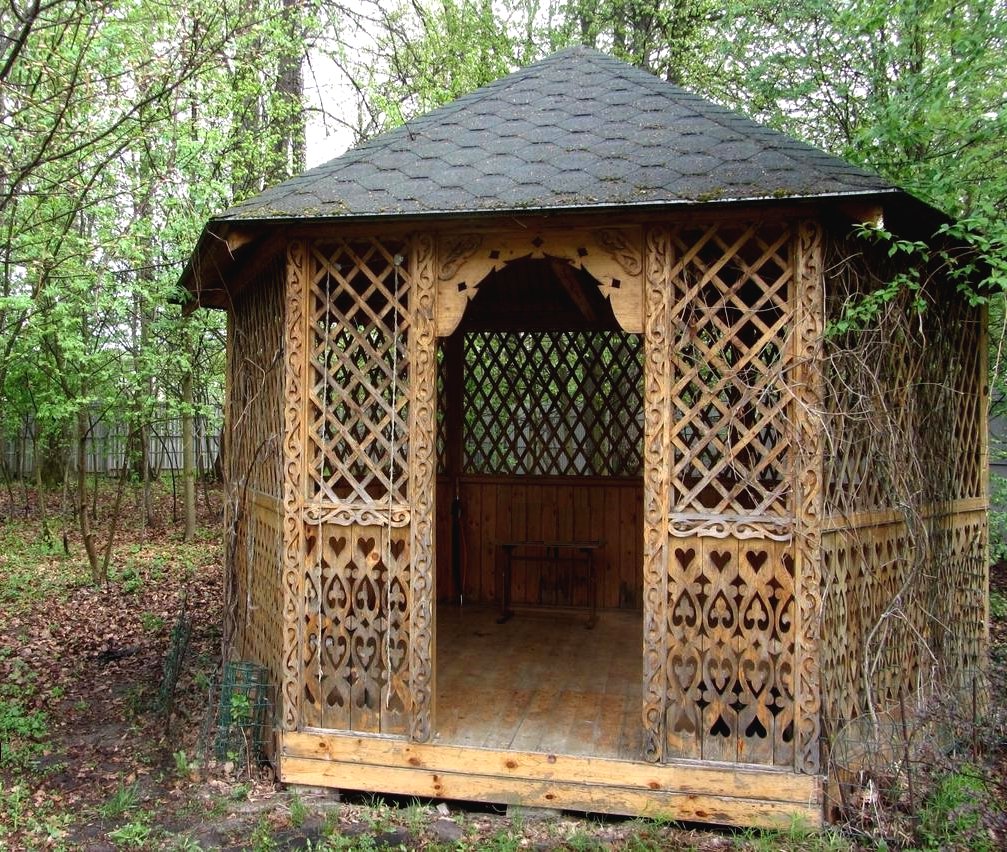 Беседка из дерева - фото 4
