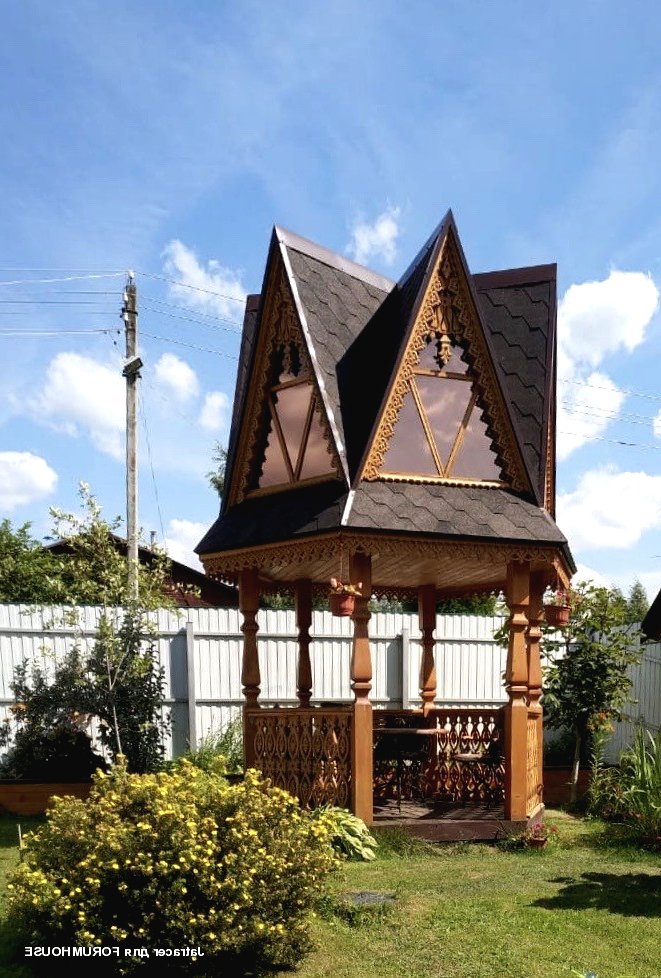 Беседка для дачи своими руками - фото 5