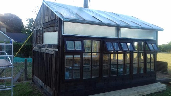 Теплица из бу материалов - фото 2