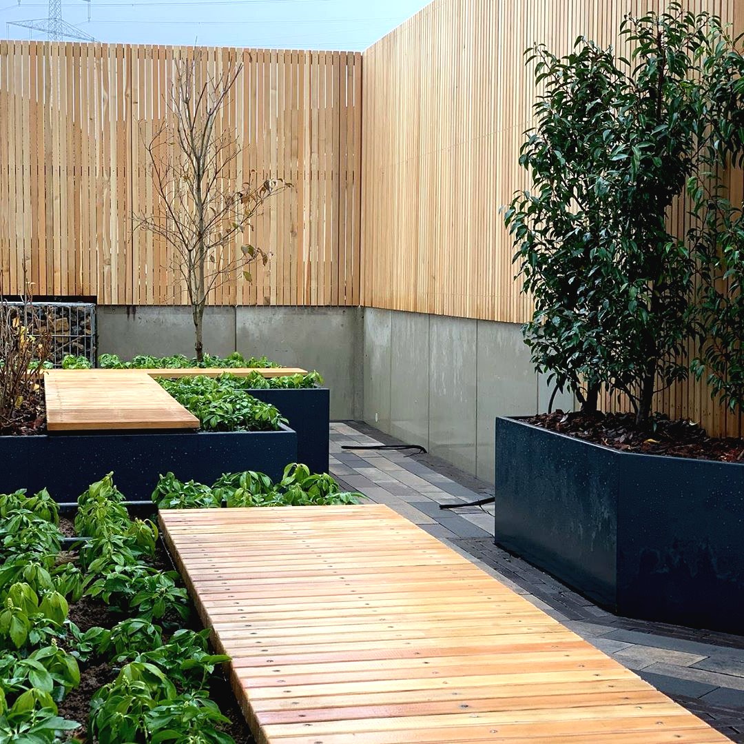 Ландшафтный дизайн участка перед домом - фото 9