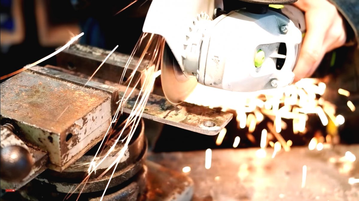 Механическая корзина для мусора из старого газового баллона - фото 9