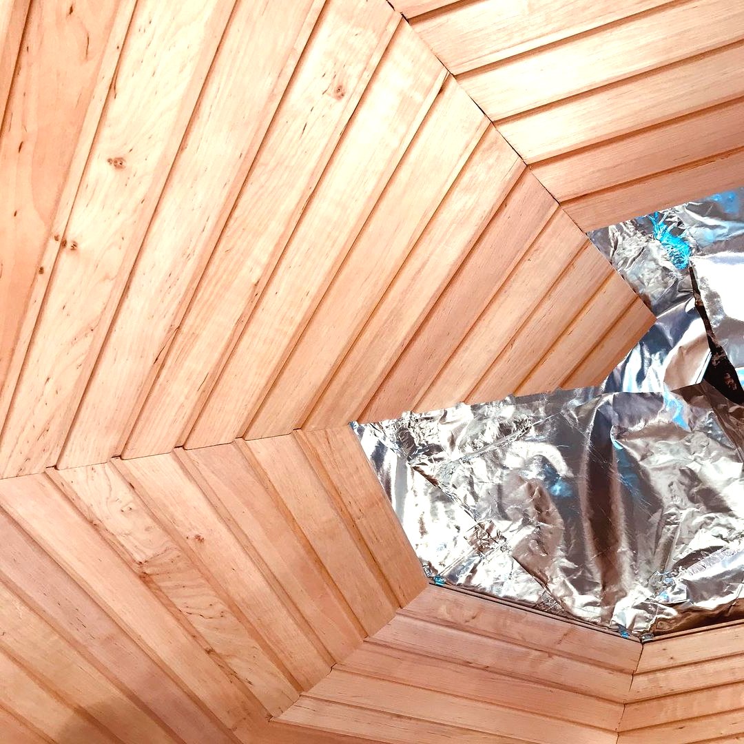 Сауна из старой беседки - фото 8