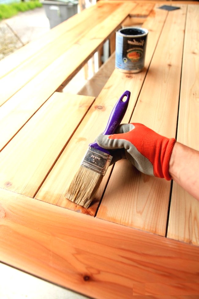 Обеденный стол из кедра - фото 3