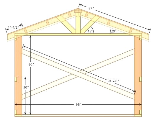 Интересный навес для дров - фото 3