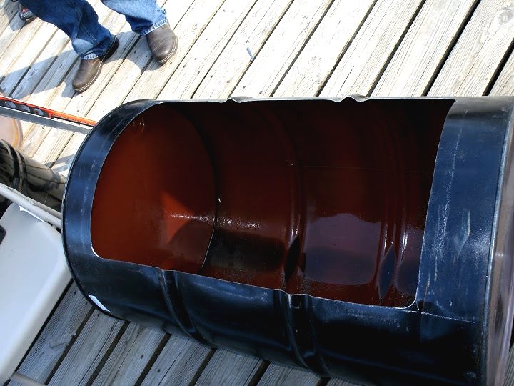 Коптильня горячего копчения своими руками из железной бочки - фото 8