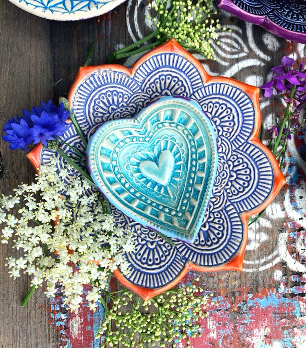 Оригинальные глиняные тарелки - фото 11