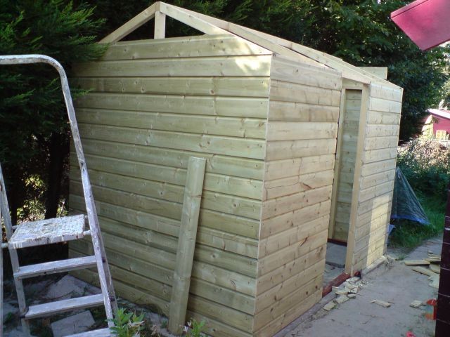 Сарай из дерева - фото 11