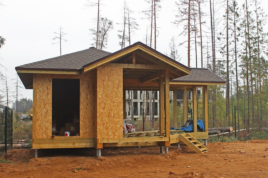 Беседка с пристройкой - фото 9