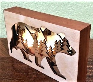 Оригинальный светильник из дерева - фото 16