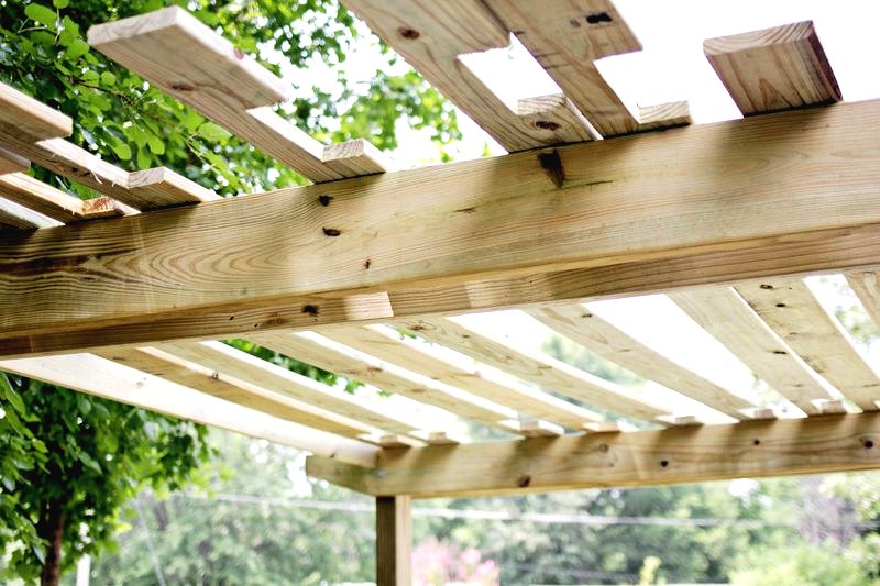 Пергола из дерева - фото 19