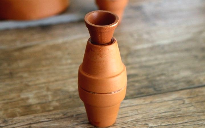 Оригинальная фигура из цветочных горшков - фото 5