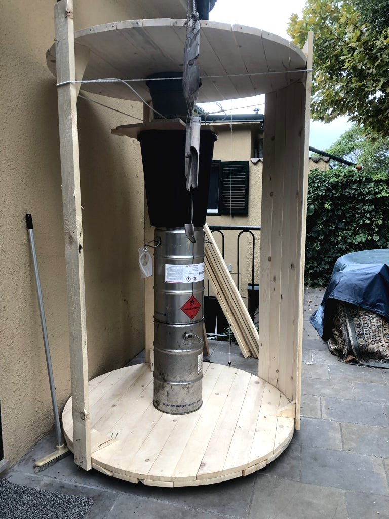 Финская баня – сауна мини бочка своими руками - фото 8