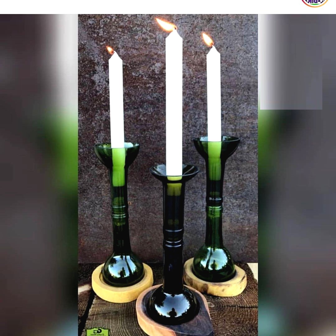 Что можно сделать из стеклянных бутылок своими руками - фото 6