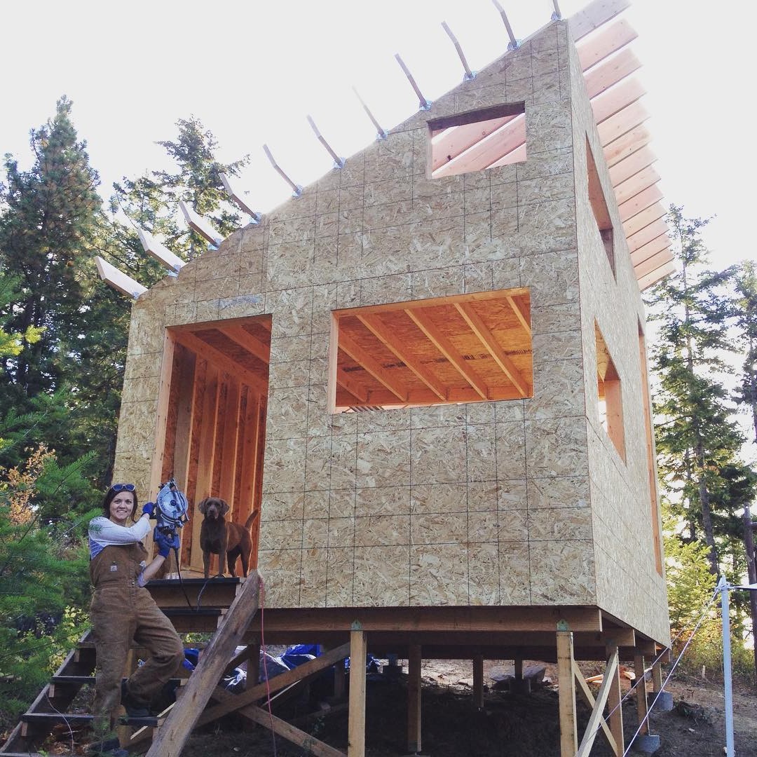 Дом с односкатной крышей в горах - фото 5