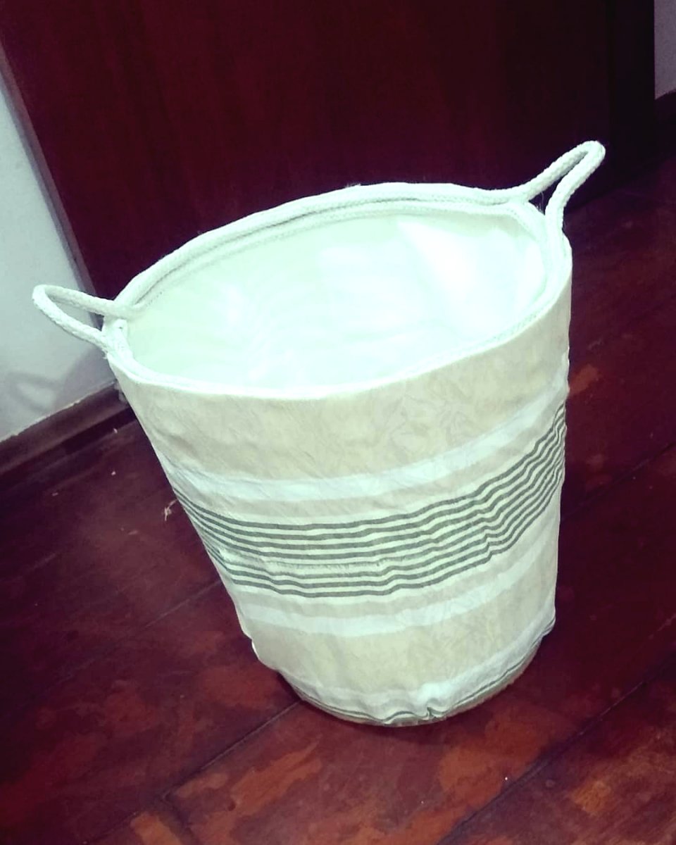 Корзина для белья своими руками - фото 9