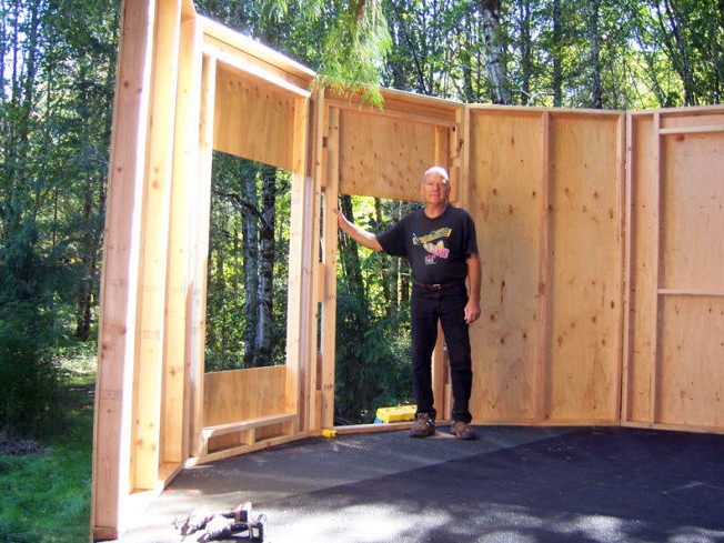 Строительство юрты с деревянным каркасом - фото 7