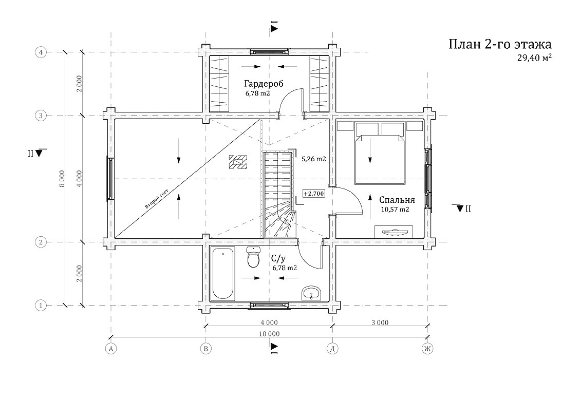 Удачный проект дома из клееного бруса - фото 5