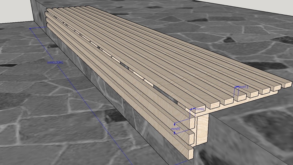 Скамейка сьемная - фото 2