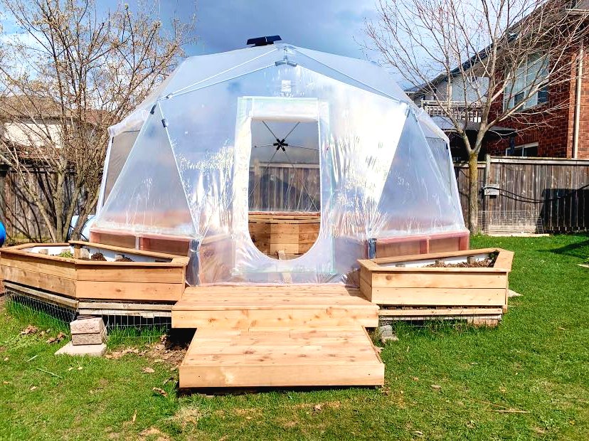 Оригинальная геодезическая теплица - фото 5