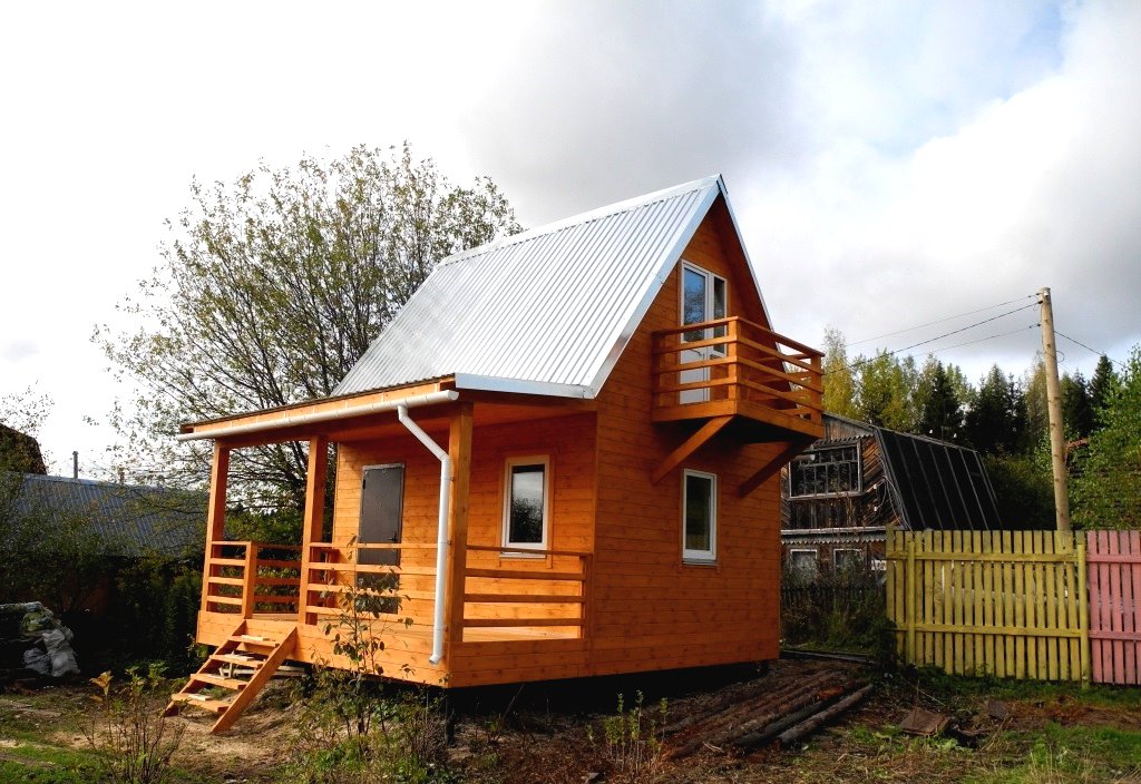 Каркасный дом 4*5 с терассой 2*5 - фото 4