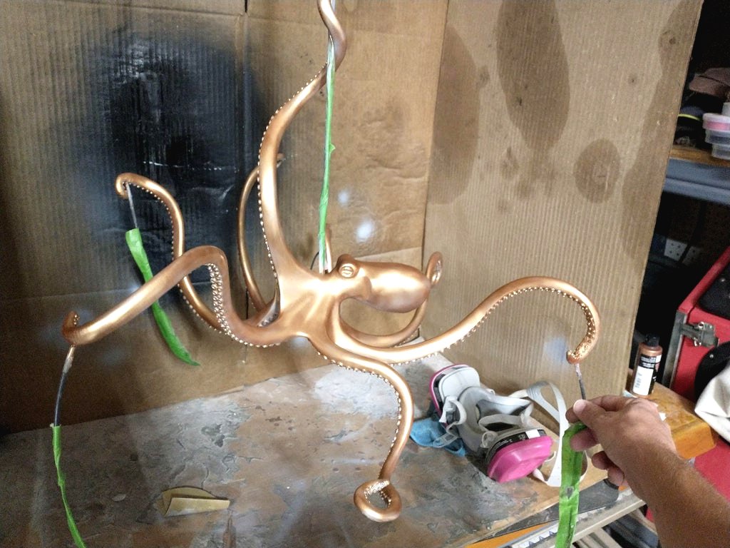 Оригинальная потолочная лампа - фото 43