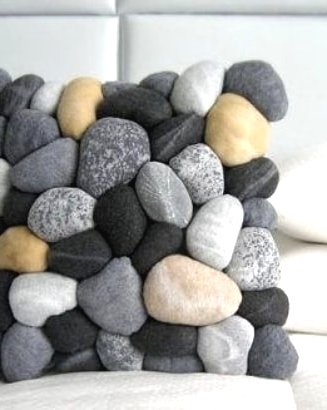 Коврик своими руками с имитацией гальки - фото 6