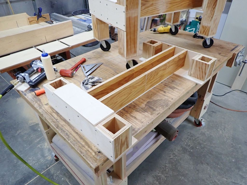 Регулируемый стол по высоте из автомобильного домкрата - фото 27