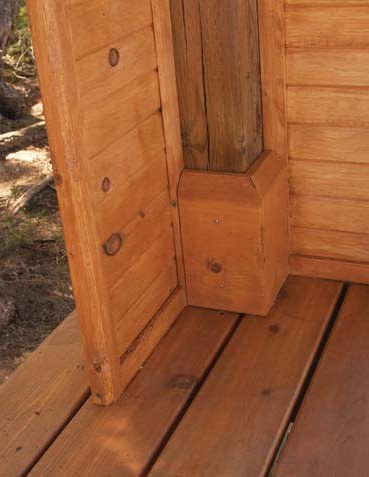 Беседка из кедрового дерева - фото 6