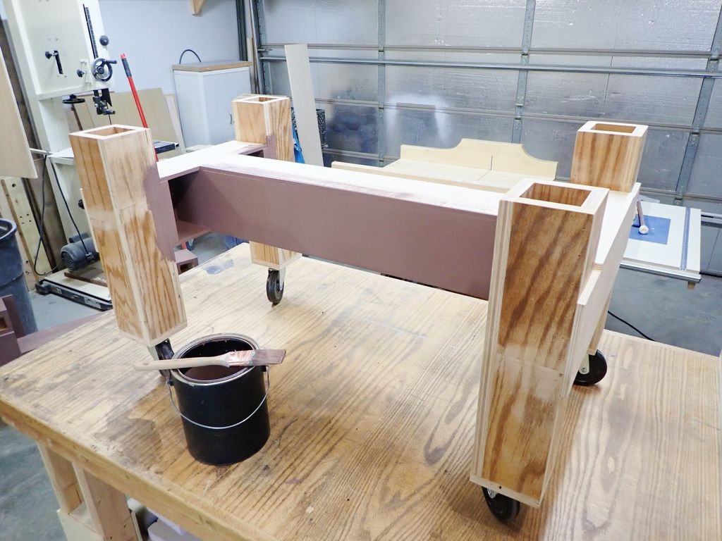 Регулируемый стол по высоте из автомобильного домкрата - фото 33