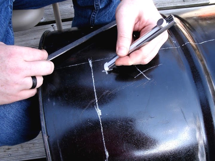 Коптильня горячего копчения своими руками из железной бочки - фото 5