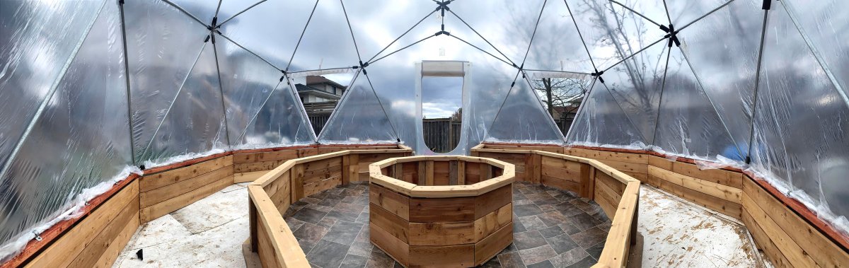 Оригинальная геодезическая теплица - фото 4