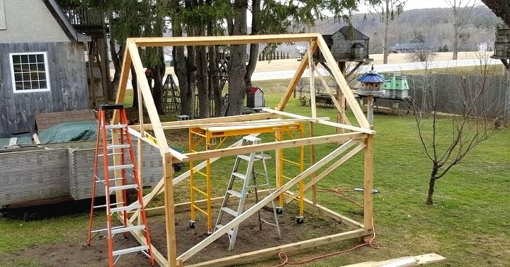 Теплица из кедрового дерева 4*4 метра - фото 5